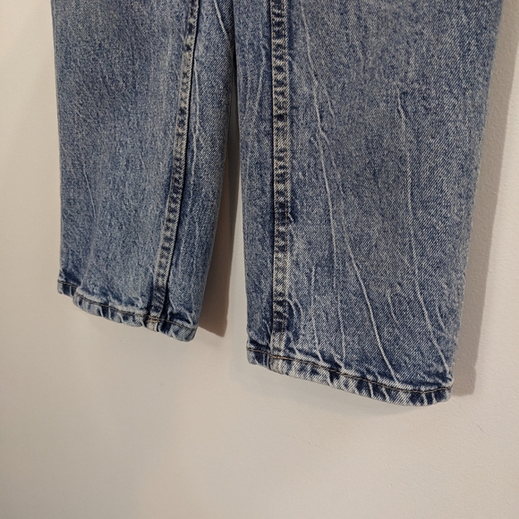 H&M Slim Straight High Ankle Jeans, Blue 0 - Picture 6 of 10